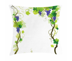 Leaf Fresh Fruit Pattern Pillow Cover