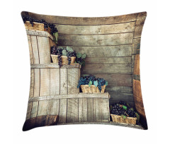 Wooden Ivy Florals Pillow Cover