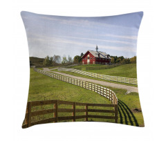 Rural Country House Pillow Cover