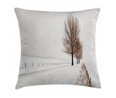 Snow Winter Frozen Pillow Cover