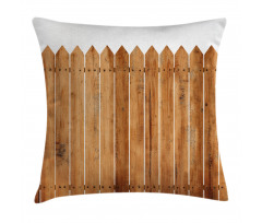 Wood Triangle Stripe Pillow Cover