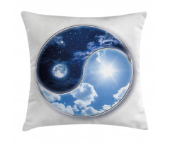 Moon and Sun Pillow Cover