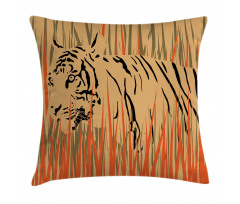 Tiger Jungle Pillow Cover