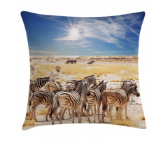 Africa Safari Park Pillow Cover
