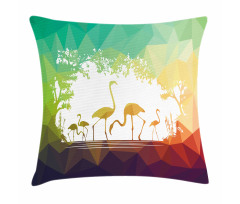 Flamingo Wild Animals Pillow Cover