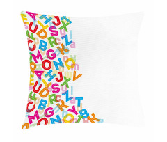 Alphabet Lettering Pillow Cover