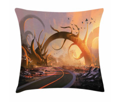 Fairy Sunset Highway Pillow Cover