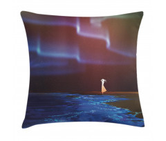 Psychedelic Sky Star Pillow Cover