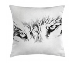 Winter Animal Wild Wolf Pillow Cover