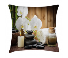Stones Flowers Pillow Cover