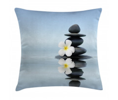 Stones Plumeras Pillow Cover