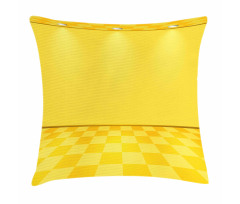Yellow Lemon Chess Pillow Cover