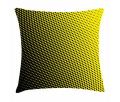 Yellow Themed with Dots Pillow Cover