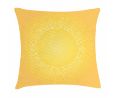 Modern Sunshine Circle Pillow Cover