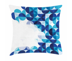 Modern White Circles Pillow Cover