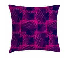 Dark Colored Trippy Pillow Cover