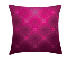Disc Circle Shapes Pillow Cover