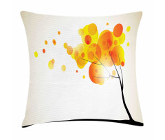 Autumn Sun and Trees Pillow Cover