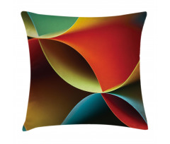 Graphic Colored Pillow Cover