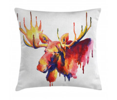 Psychedelic Watercolors Pillow Cover