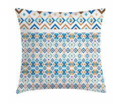 Geometric Native Aztec Motifs Pillow Cover