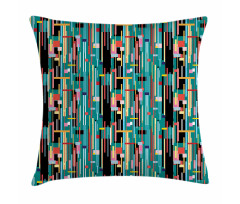 Quirky Modern Geometric Art Pillow Cover