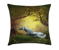 Fantasy Forest Pillow Cover