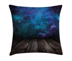 Space from Home View Pillow Cover