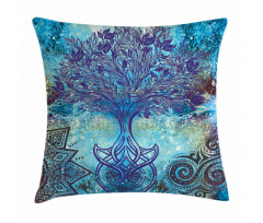 Mandala Trees Pillow Cover