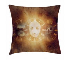 Spooky Scary Skull Baby Pillow Cover