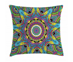 Abstract Hippie Forms Pillow Cover