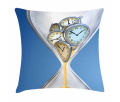 Clock Sand Pillow Cover