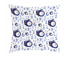 Caligraphic Numbers Pillow Cover