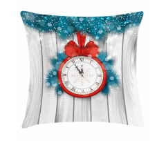 Midnight Clock Pine Pillow Cover