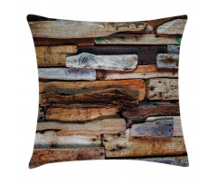 Knotty Planks Vintage Pillow Cover