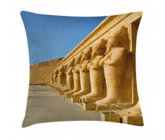 Hatshephut Building Photo Pillow Cover