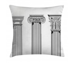 Antique Column Capitals Pillow Cover
