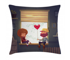 Love Romantic Couple Pillow Cover
