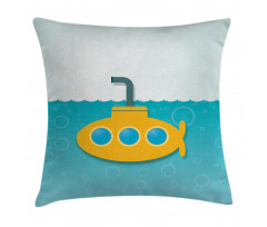 Bubbles on Sea Pillow Cover