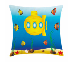Fish Sea Grass Pillow Cover