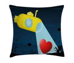 Ocean Heart Pillow Cover