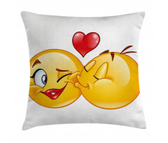 Romantic Flirty Love Mood Pillow Cover