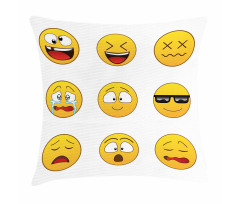 Furious Sad Expressions Pillow Cover