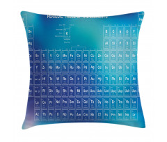 Chemistry Element Table Pillow Cover