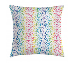 Circles in Wavy Shape Pillow Cover