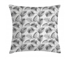 Palm Leaf Botanic Island Pillow Cover