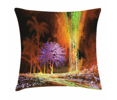 Digital Tropic Exotic Pillow Cover