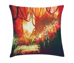 Modern Autumn Forest Pillow Cover