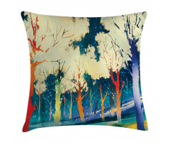 Trees Fiction Forest Pillow Cover