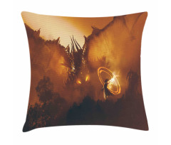 Magician Evil Power Pillow Cover